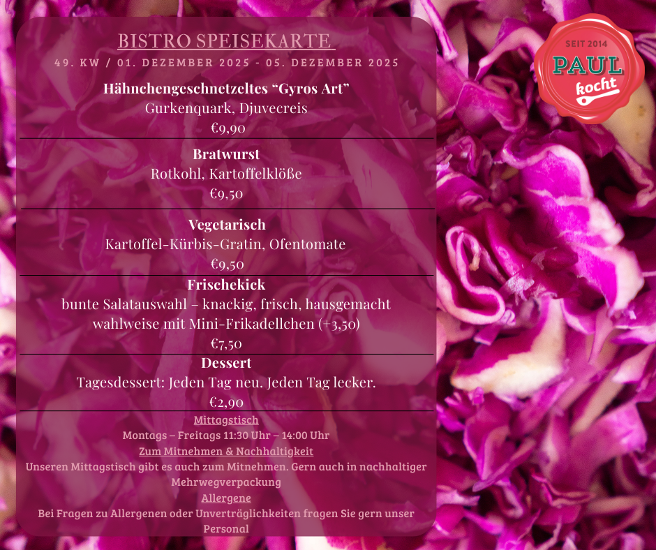 Speisekarte 