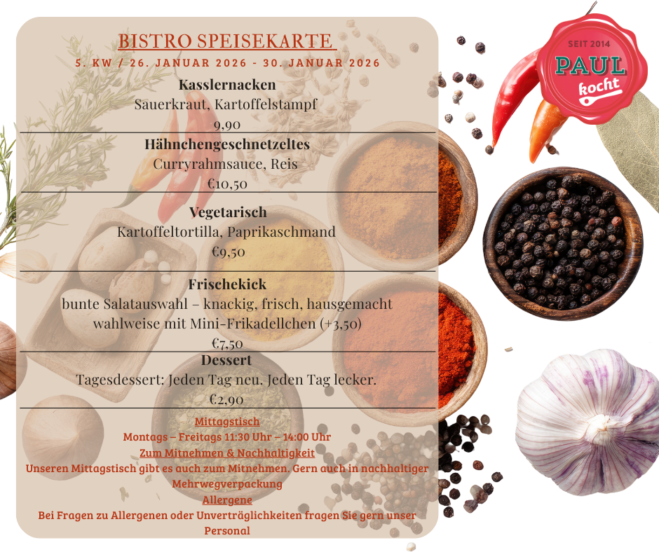 Speisekarte KW 46